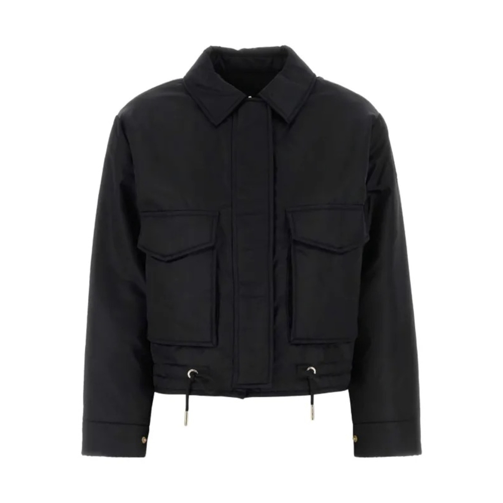 NWT MICHAEL KORS Women’s Reversible Bomber Jacket Black Small Quilted Zip Front - Picture 4 of 13